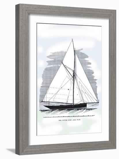 Cutter Surf-Charles P. Kunhardt-Framed Art Print