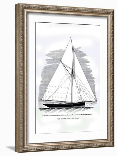 Cutter Surf-Charles P. Kunhardt-Framed Art Print