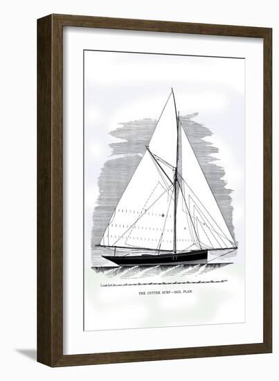 Cutter Surf-Charles P. Kunhardt-Framed Art Print