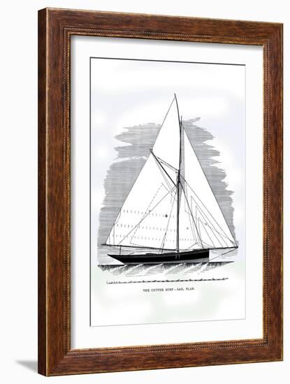 Cutter Surf-Charles P. Kunhardt-Framed Art Print