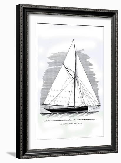 Cutter Surf-Charles P. Kunhardt-Framed Art Print