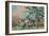 Cutting Bananas in Jamaica-Frank Newbould-Framed Giclee Print