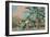 Cutting Bananas in Jamaica-Frank Newbould-Framed Giclee Print