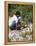 Cutting Coconuts, Barbuda-null-Framed Premier Image Canvas