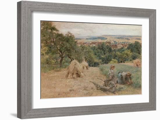 Cutting Grass-Leon Augustin Lhermitte-Framed Giclee Print