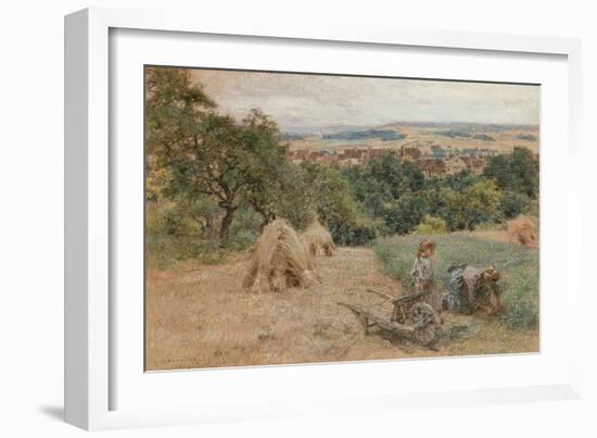 Cutting Grass-Leon Augustin Lhermitte-Framed Giclee Print