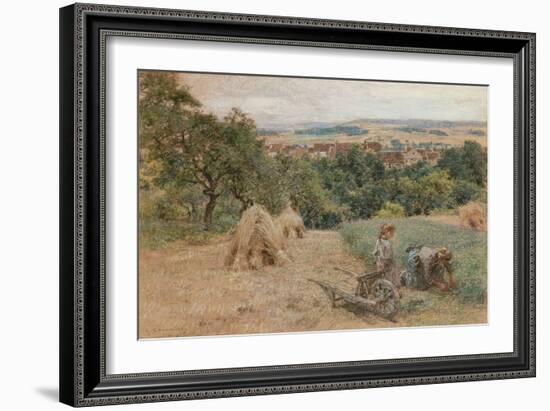 Cutting Grass-Leon Augustin Lhermitte-Framed Giclee Print