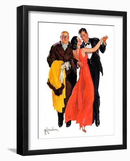 "Cutting In,"December 7, 1935-R.J. Cavaliere-Framed Giclee Print