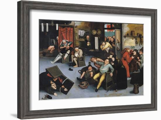 Cutting out the Stone of Madness or an Operation on the Head-Pieter Bruegel the Elder-Framed Giclee Print