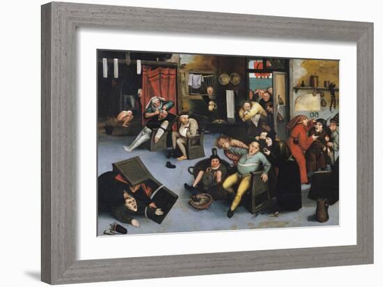 Cutting out the Stone of Madness or an Operation on the Head-Pieter Bruegel the Elder-Framed Giclee Print