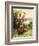 Cutting Roses Along the Seine-Daniel Ridgway Knight-Framed Giclee Print