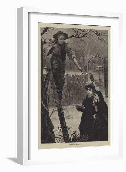 Cutting the Mistletoe-William Weekes-Framed Giclee Print