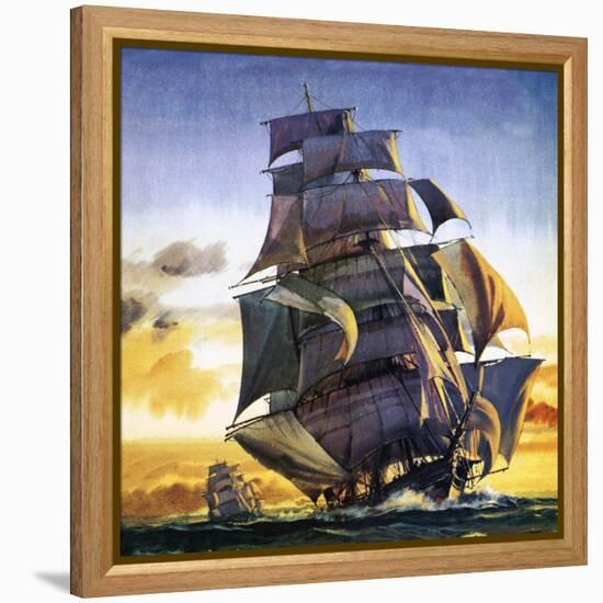 Cutty Sark-English School-Framed Premier Image Canvas