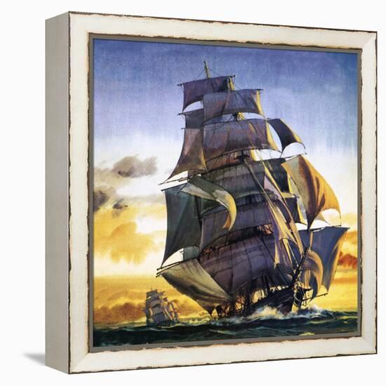 Cutty Sark-English School-Framed Premier Image Canvas