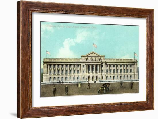 Cuyahoga County Courthouse, Cleveland-null-Framed Art Print