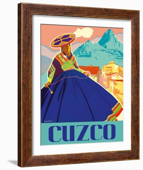 Cuzco, Peru - Machu Picchu-Agostinelli-Framed Giclee Print