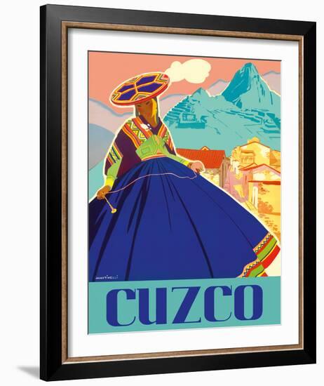 Cuzco, Peru - Machu Picchu-Agostinelli-Framed Giclee Print