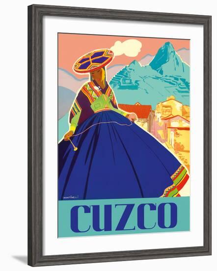 Cuzco, Peru - Machu Picchu-Agostinelli-Framed Giclee Print