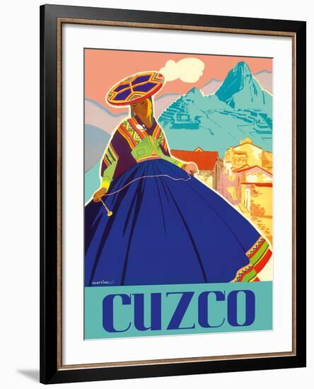 Cuzco, Peru - Machu Picchu-Agostinelli-Framed Giclee Print