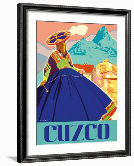 Cuzco, Peru - Machu Picchu-Agostinelli-Framed Giclee Print