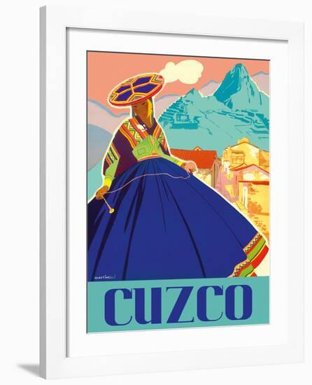 Cuzco, Peru - Machu Picchu-Agostinelli-Framed Giclee Print