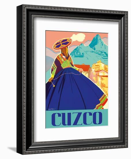 Cuzco, Peru - Machu Picchu-Agostinelli-Framed Art Print