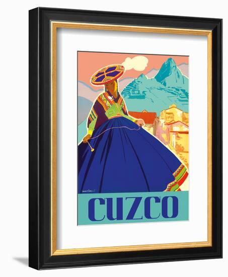 Cuzco, Peru - Machu Picchu-Agostinelli-Framed Art Print