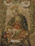 The Virgin Adoring the Christ Child with Two Saints, 18th century-Cuzco School-Mounted Giclee Print
