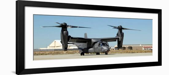 CV-22 Osprey Prepares for Take-Off-Stocktrek Images-Framed Photographic Print