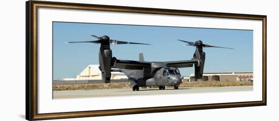 CV-22 Osprey Prepares for Take-Off-Stocktrek Images-Framed Photographic Print