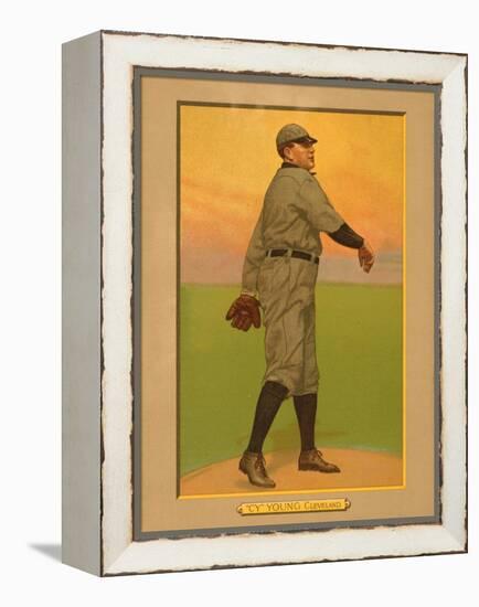 Cy Young, 1911 (T3) Turkey Red Cabinets Trading Card-null-Framed Stretched Canvas