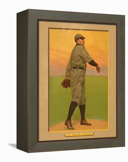 Cy Young, 1911 (T3) Turkey Red Cabinets Trading Card-null-Framed Stretched Canvas