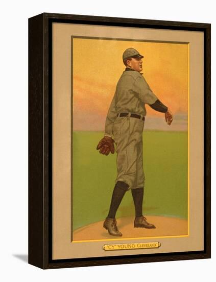 Cy Young, 1911 (T3) Turkey Red Cabinets Trading Card-null-Framed Stretched Canvas