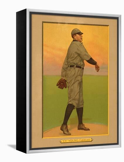 Cy Young, 1911 (T3) Turkey Red Cabinets Trading Card-null-Framed Stretched Canvas