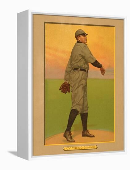 Cy Young, 1911 (T3) Turkey Red Cabinets Trading Card-null-Framed Stretched Canvas