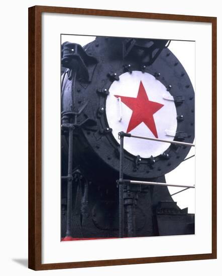 CY116 Retired Train, Trans Siberian Railroad Museum, Ulan Batar, Mongolia-Bill Bachmann-Framed Photographic Print