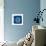 Cyan Blue Urchin-Christine Caldwell-Premium Giclee Print displayed on a wall