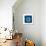 Cyan Blue Urchin-Christine Caldwell-Premium Giclee Print displayed on a wall