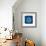 Cyan Blue Urchin-Christine Caldwell-Framed Premium Giclee Print displayed on a wall