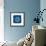 Cyan Blue Urchin-Christine Caldwell-Framed Premium Giclee Print displayed on a wall