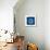 Cyan Blue Urchin-Christine Caldwell-Mounted Premium Giclee Print displayed on a wall