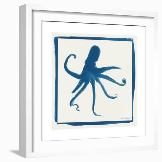 Cyan Octopus-Christine Caldwell-Framed Premium Giclee Print