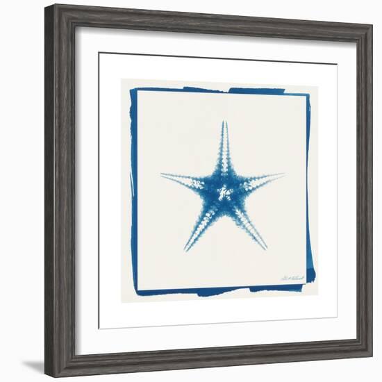 Cyan Starfish-Christine Caldwell-Framed Premium Giclee Print