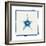 Cyan Starfish-Christine Caldwell-Framed Premium Giclee Print