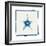 Cyan Starfish-Christine Caldwell-Framed Premium Giclee Print