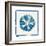 Cyan White Urchin-Christine Caldwell-Framed Premium Giclee Print