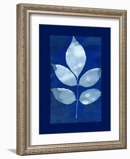 Cyanotype Birch-Dan Zamudio-Framed Art Print