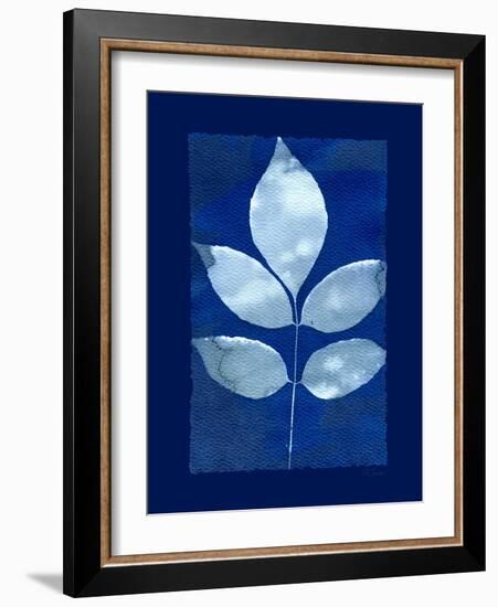 Cyanotype Birch-Dan Zamudio-Framed Art Print