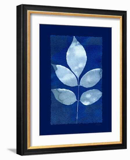 Cyanotype Birch-Dan Zamudio-Framed Art Print