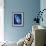 Cyanotype Fern-Dan Zamudio-Framed Art Print displayed on a wall